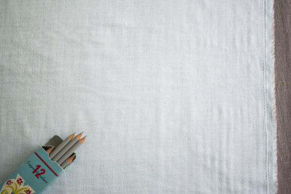 JCコットンダブルガーゼ　キャロル 水色